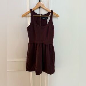 Cynthia Rowley Maroon Sleeveless Dress size small